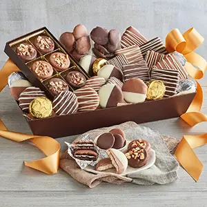 Belgian chocolate cookie basket