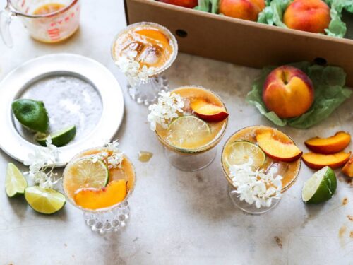 Peach recipes with several peach margaritas.