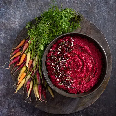 candy can beets hummus