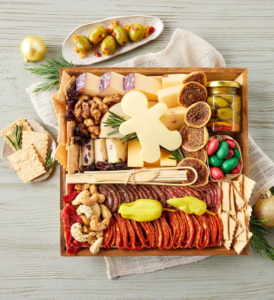 christmas gift basket ideas boarderie holiday cheese charcuterie board