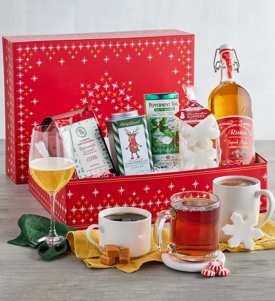 christmas gift basket ideas holiday beverage collection