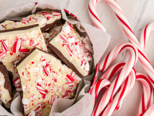 history of peppermint bark and canes