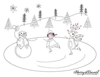 Harry & David Christmas Printable Page 1