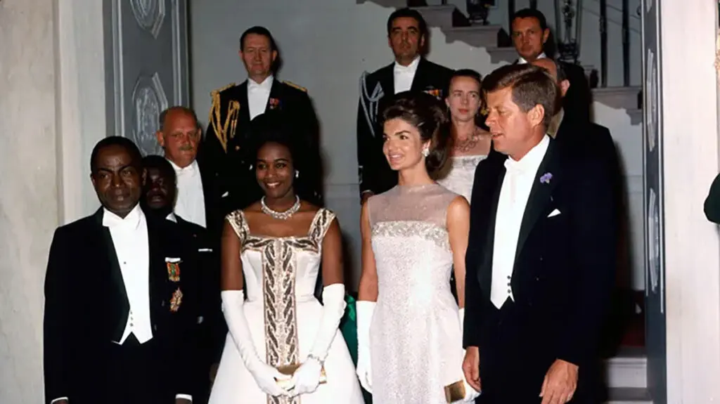 state dinner John F. Kennedy and Jackie Kennedy