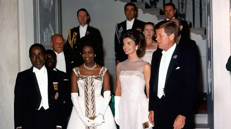 state dinner John F. Kennedy and Jackie Kennedy