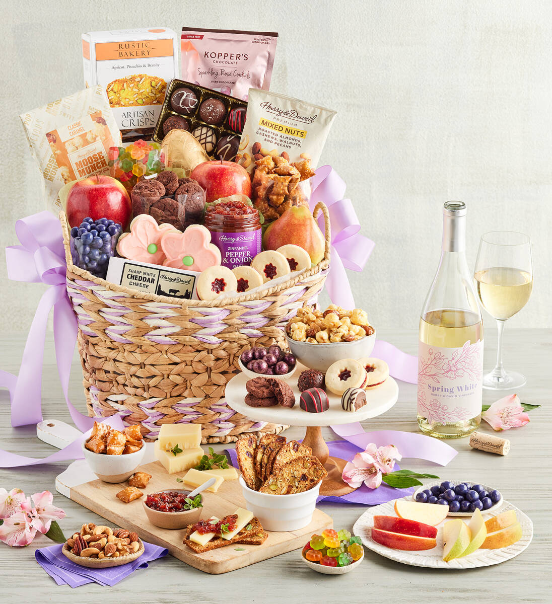 last minute gift ideas for mom deluxe mothers day gift basket with wine