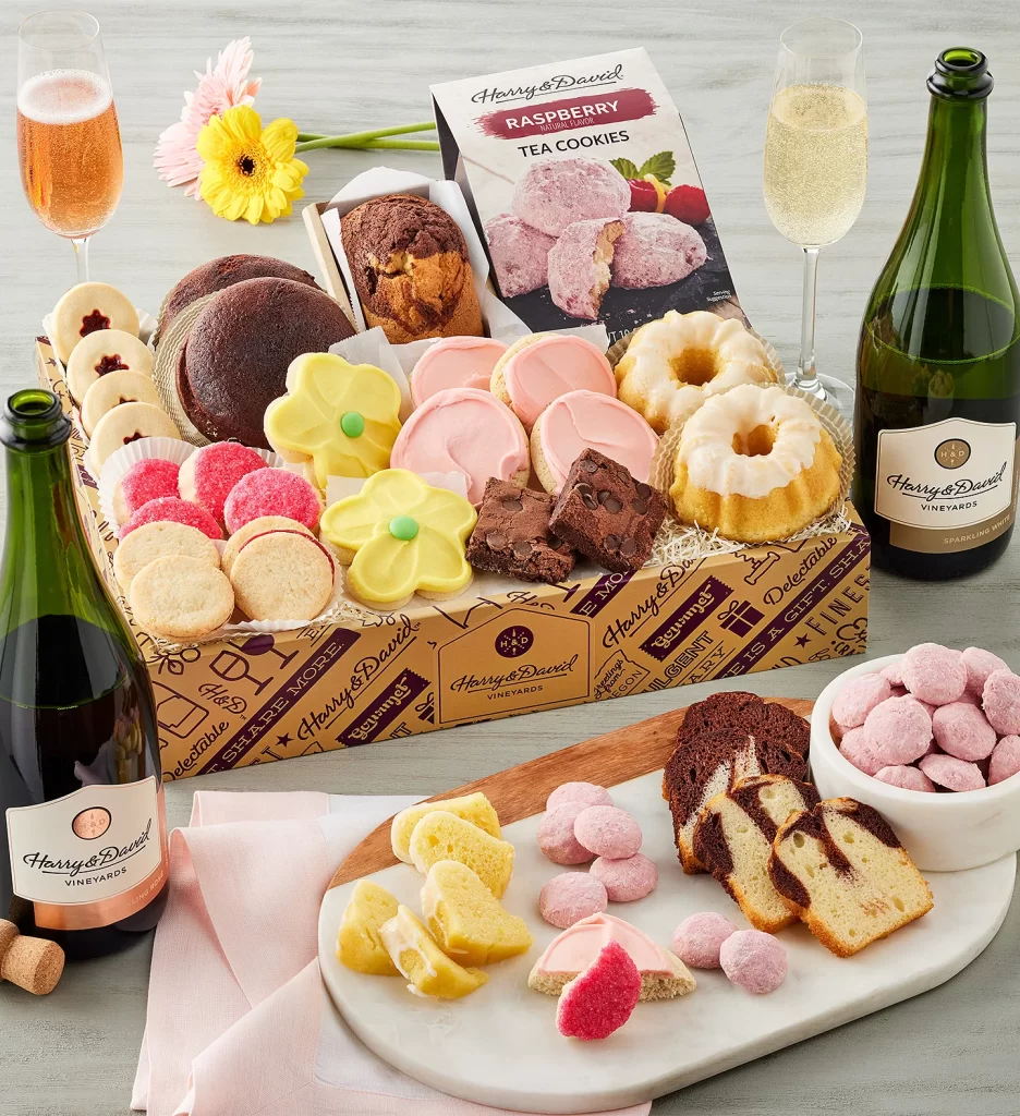 wine gifts for mom sweets and sparkling gift set