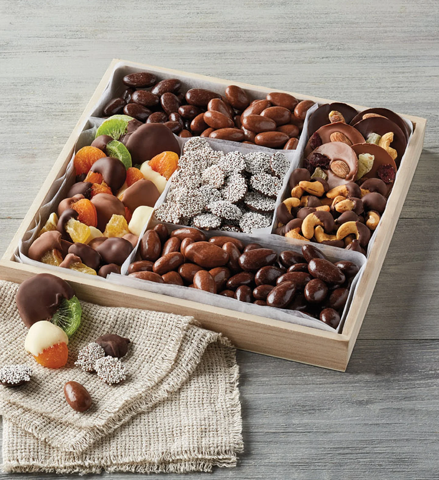 fathers day gift guide belgian chocolate dipped dried fruit nuts